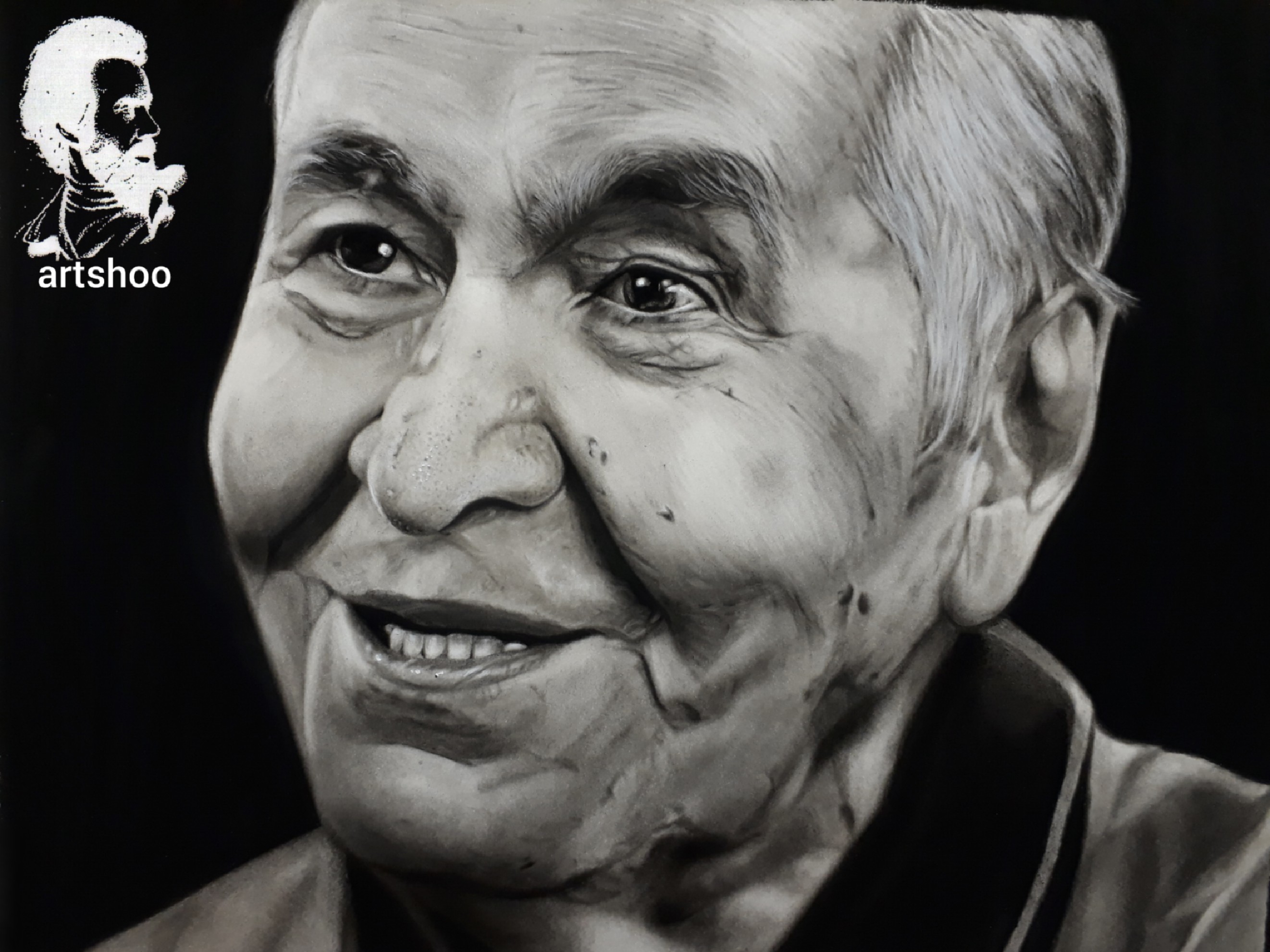 نقاشی سیاه قلم اورژینال